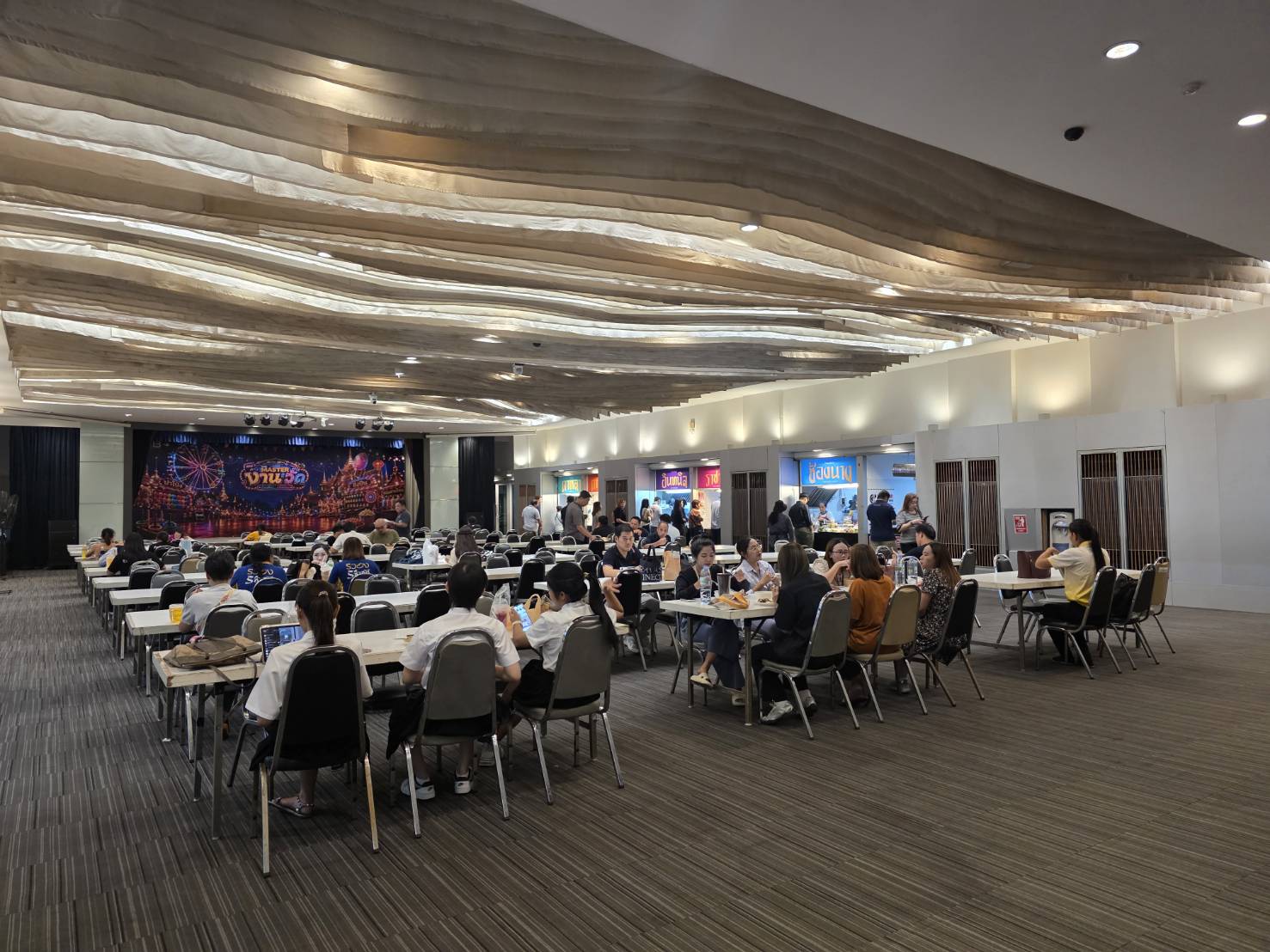 Canteen and dining area at Bangkok Tower